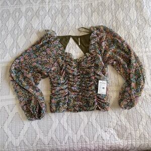 NWT Free People Mabel Blouse